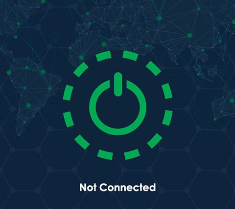 Qifei connect step 1, tap on button to connect to VPN